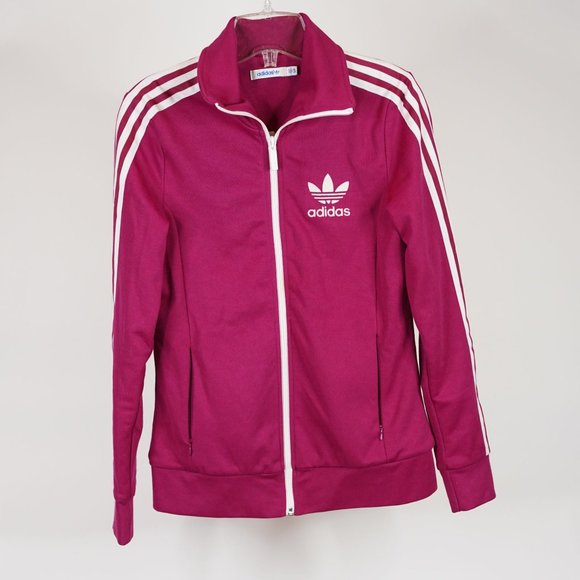 Ladies Adidas Pink Track Jacket - Picture 1 of 3